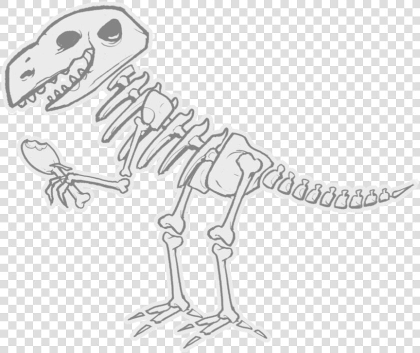 Dinosaur Bones Clipart   Dinosaur Skeleton Clipart Png  Transparent PngTransparent PNG