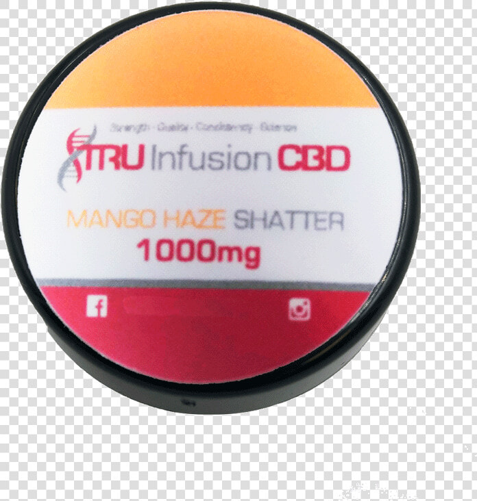 Tru Infusion Cbd Shatter Mango Haze   Circle  HD Png DownloadTransparent PNG