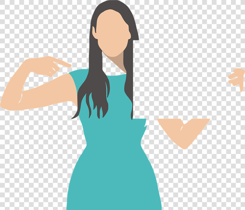 Woman  Holding  Sign  Blank  Poster  Business   Woman Holding A Sign  HD Png DownloadTransparent PNG