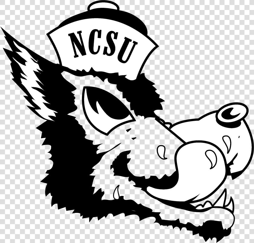 Ncsu Wolfpack Logo Black And White   Nc State Wolfpack  HD Png DownloadTransparent PNG