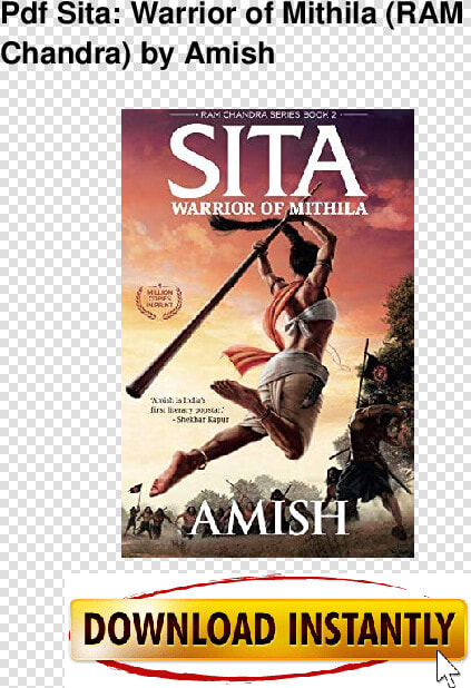 Sita Warrior Of Mithila  HD Png DownloadTransparent PNG