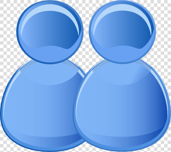 Two Users Icon Svg Clip Arts   Two Person Icon Blue  HD Png DownloadTransparent PNG