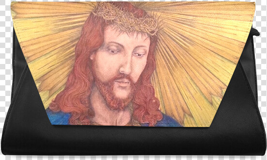 Sacred Heart Of Jesus Christ Drawing Clutch Bag   Wallet  HD Png DownloadTransparent PNG