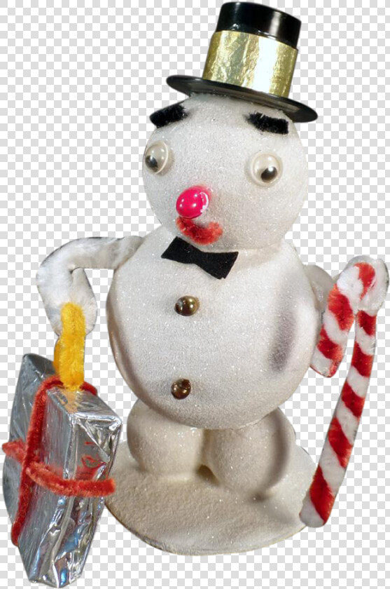 Vintage Snowmen Christmas Decoration Frosty The Snowman   Figurine  HD Png DownloadTransparent PNG