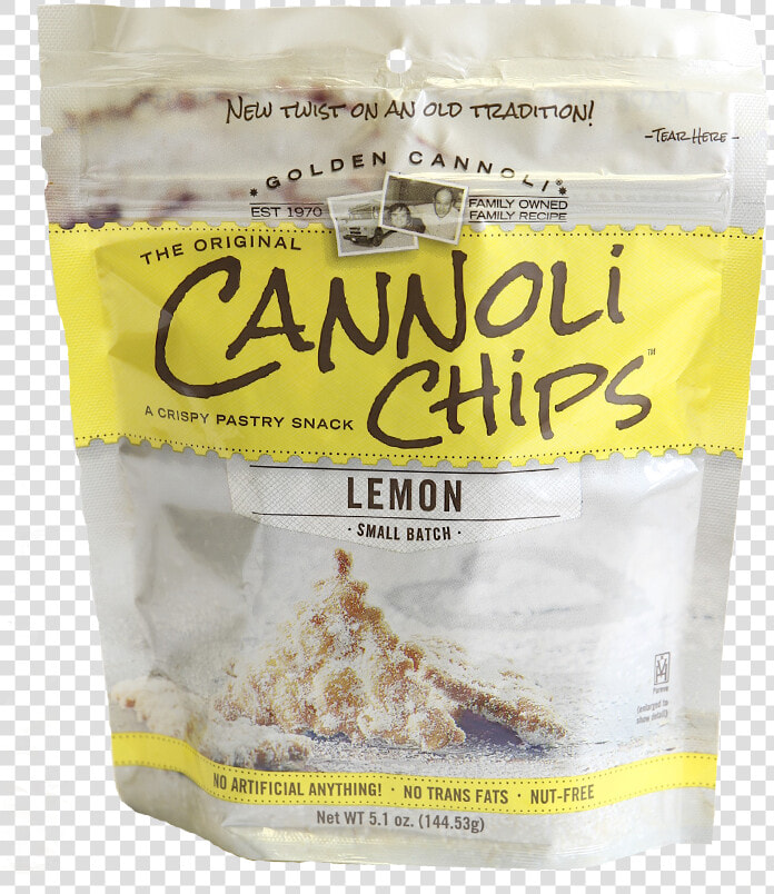 Golden Lemon Cannoli Chips Original Flavor   HD Png DownloadTransparent PNG