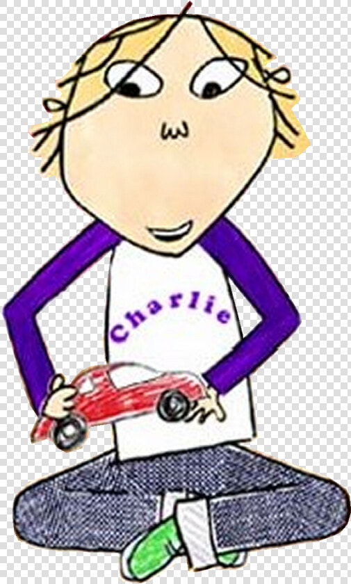 Charlie With A Toy Car   Charlie And Lola  HD Png DownloadTransparent PNG