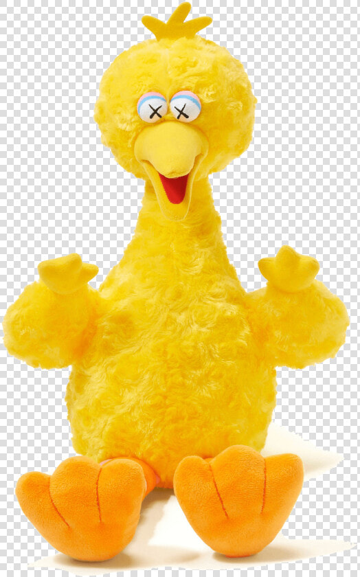 Kaws X Sesame Street Title Kaws X Sesame Street   Kaws Uniqlo Big Bird  HD Png DownloadTransparent PNG