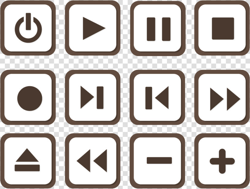Button Media Player Icon   Icon Play Pause Stop Png  Transparent PngTransparent PNG
