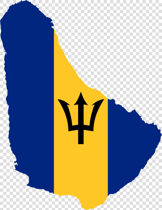 Barbados Flag Map  HD Png DownloadTransparent PNG