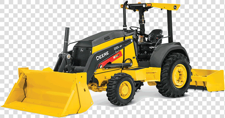 John Deere 210l Ep   210l Ep Tractor Loader  HD Png DownloadTransparent PNG