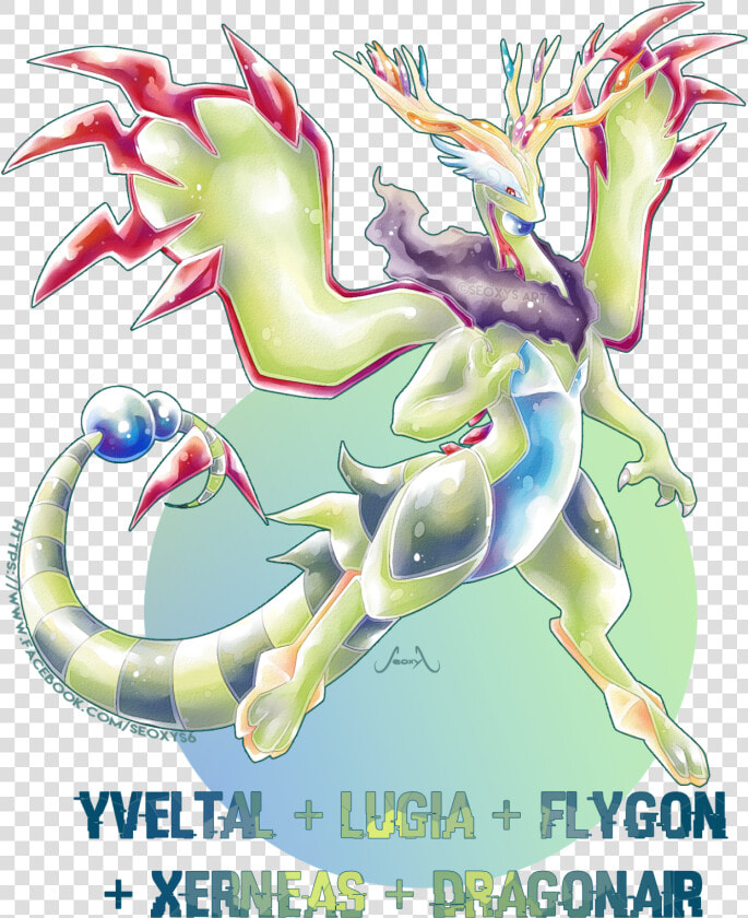 Transparent Flygon Png   Xerneas  Png DownloadTransparent PNG