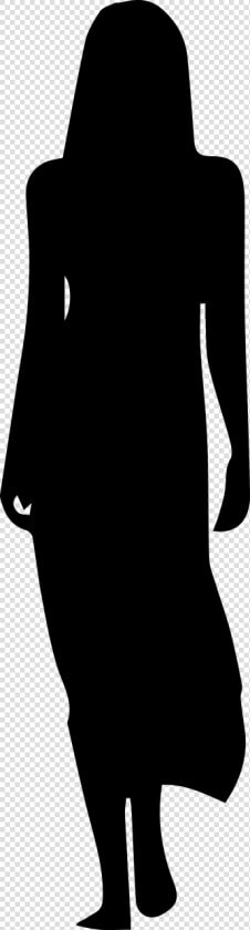 Silhouette Woman Walking   Woman In Dress Icon  HD Png DownloadTransparent PNG