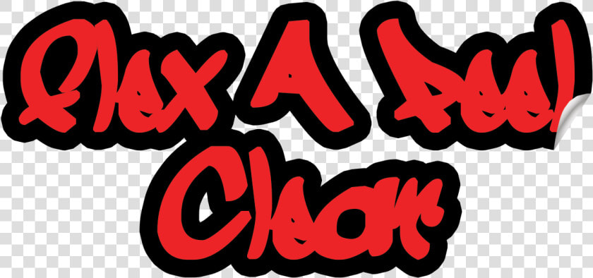 Flex A Peel Clear   Graphic Design  HD Png DownloadTransparent PNG