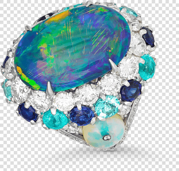 Opal Ring 11091152 W1 Copy   Opal  HD Png DownloadTransparent PNG