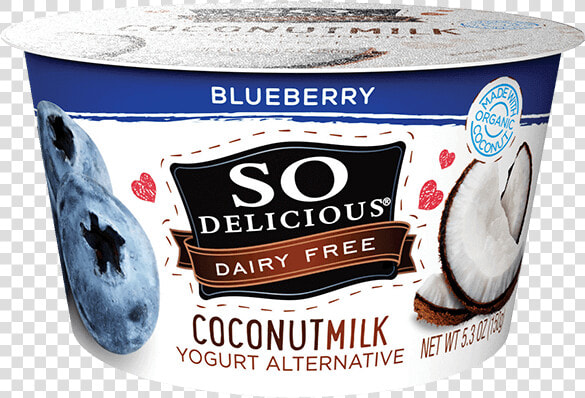 So Delicious Coconut Milk Yogurt Strawberry Banana  HD Png DownloadTransparent PNG