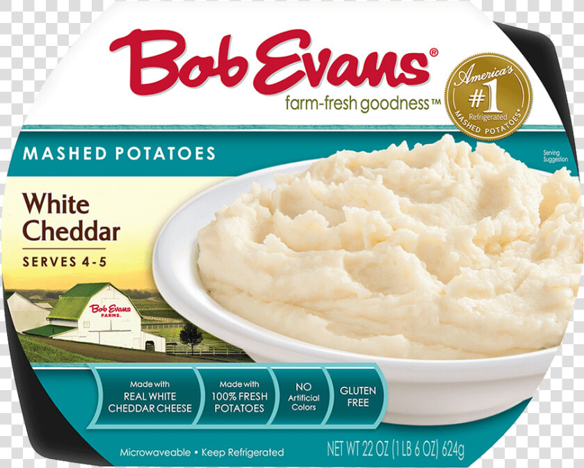 Bob Evans White Cheddar Mashed Potatoes   Bob Evans Mashed Potatoes  HD Png DownloadTransparent PNG
