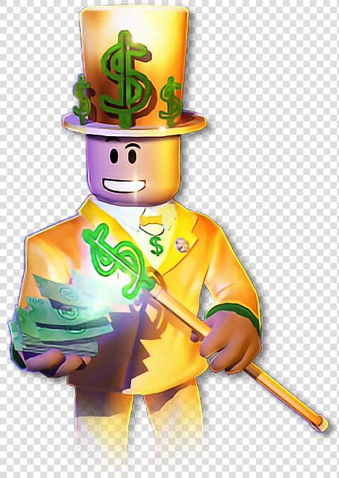  robux  roblox  rich  money  videogame  game  robuxguy   Roblox Mr Bling Bling  HD Png DownloadTransparent PNG