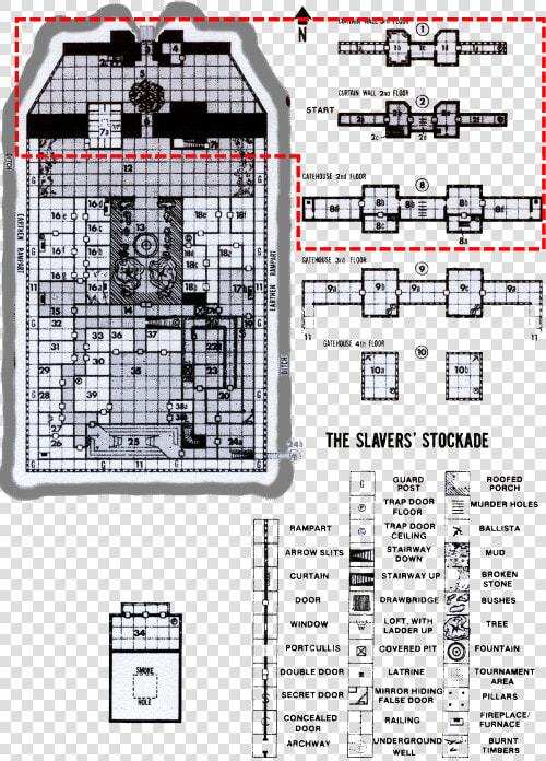 Secret Of The Slavers Stockade Map  HD Png DownloadTransparent PNG