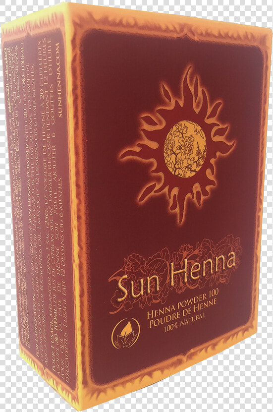Sun Henna Powder 100g   Box  HD Png DownloadTransparent PNG