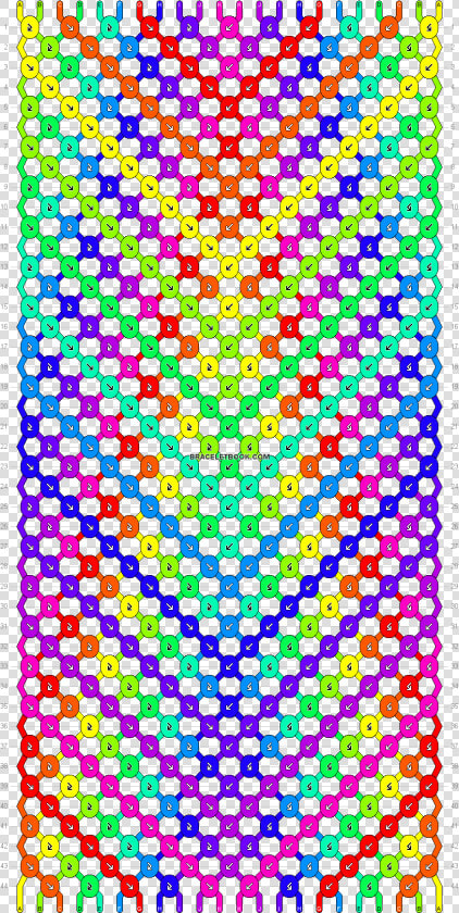 Normal Pattern   Fishbone Friendship Bracelet Pattern  HD Png DownloadTransparent PNG