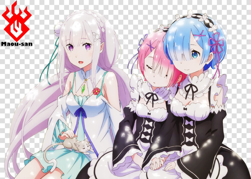 Re Zero Emilia Render  HD Png DownloadTransparent PNG