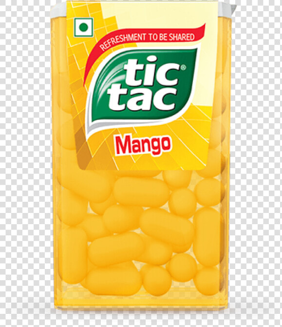 Tic Tac Raw Mango 10gm   Convenience Food  HD Png DownloadTransparent PNG
