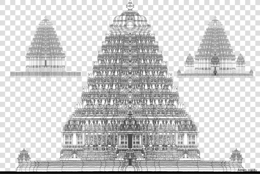 Home Plans And Designs In Tamil Nadu Temples   Indian Temple Architecture  HD Png DownloadTransparent PNG