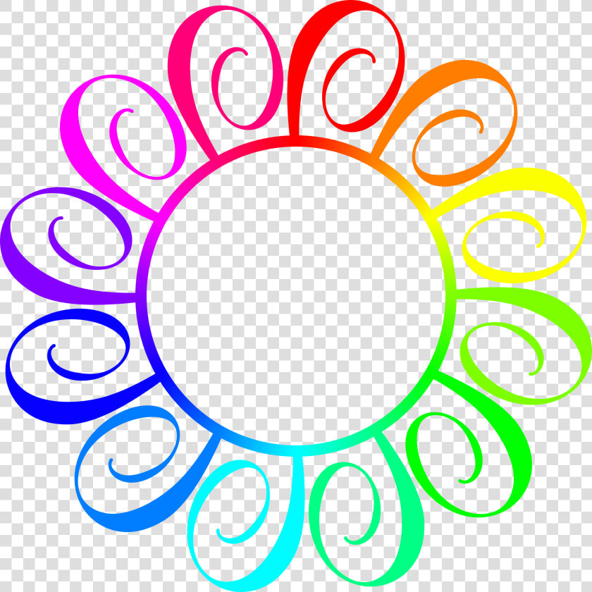 Rainbow Frame Png   Circle Rainbow Frame Png  Transparent PngTransparent PNG