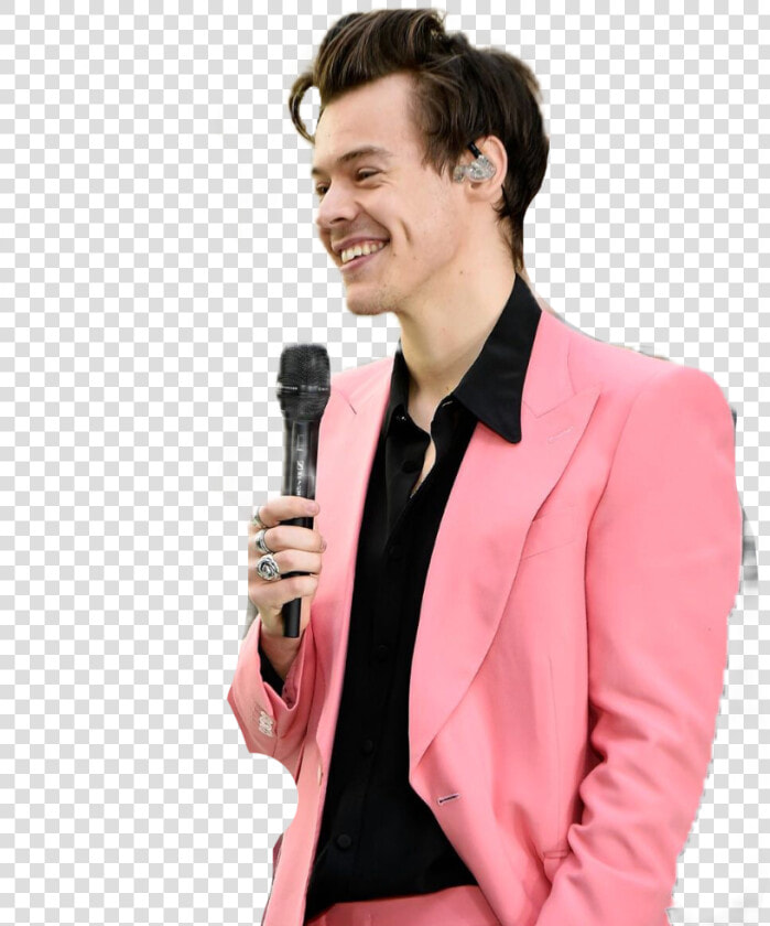Transparent Larry Stylinson Png   Harry Styles Pink Suit  Png DownloadTransparent PNG