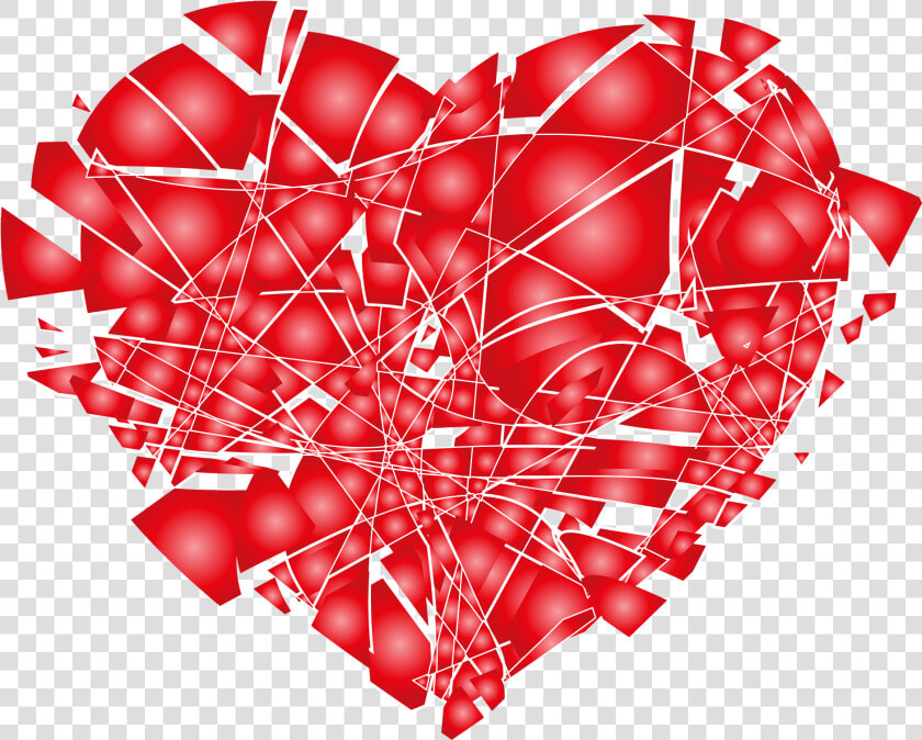 Transparent Clipart Broken Hearts   Heart Broken Into Million Pieces  HD Png DownloadTransparent PNG