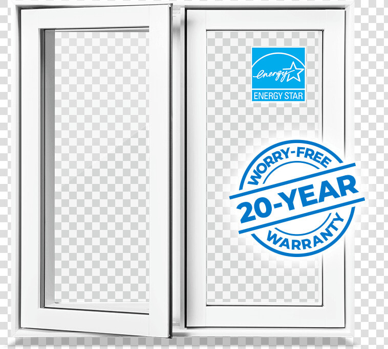 A Double Casement Window With The Energy Star Logo   Energy Star  HD Png DownloadTransparent PNG