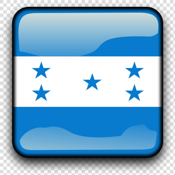 Transparent Bandera De Honduras Png   Honduras Flag Glossy  Png DownloadTransparent PNG