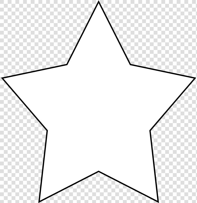 5 point Star Clipart   Vector White Star Png  Transparent PngTransparent PNG