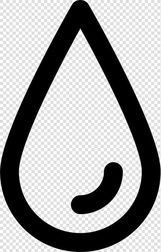 Sweat Or Tear Drop Outline  HD Png DownloadTransparent PNG