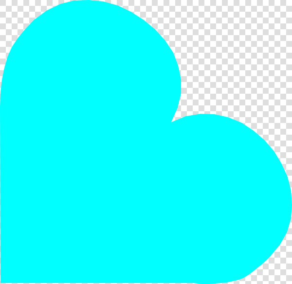 Aqua Tilt Heart Svg Clip Arts   Aqua Heart  HD Png DownloadTransparent PNG