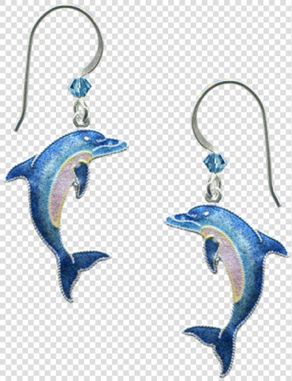 Dolphin Cloisonne Wire Earrings   Earrings  HD Png DownloadTransparent PNG