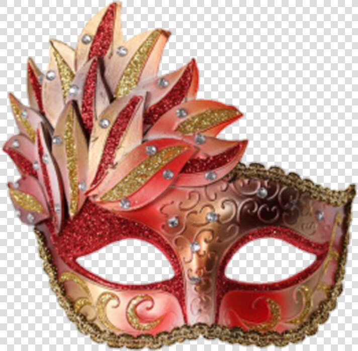  gold  mardigras  carnival  mask  feathers  red   Pretty Mardi Gras Masks  HD Png DownloadTransparent PNG