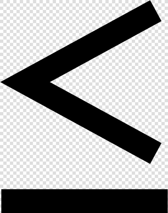 Less Than Or Equal To Icon  HD Png DownloadTransparent PNG