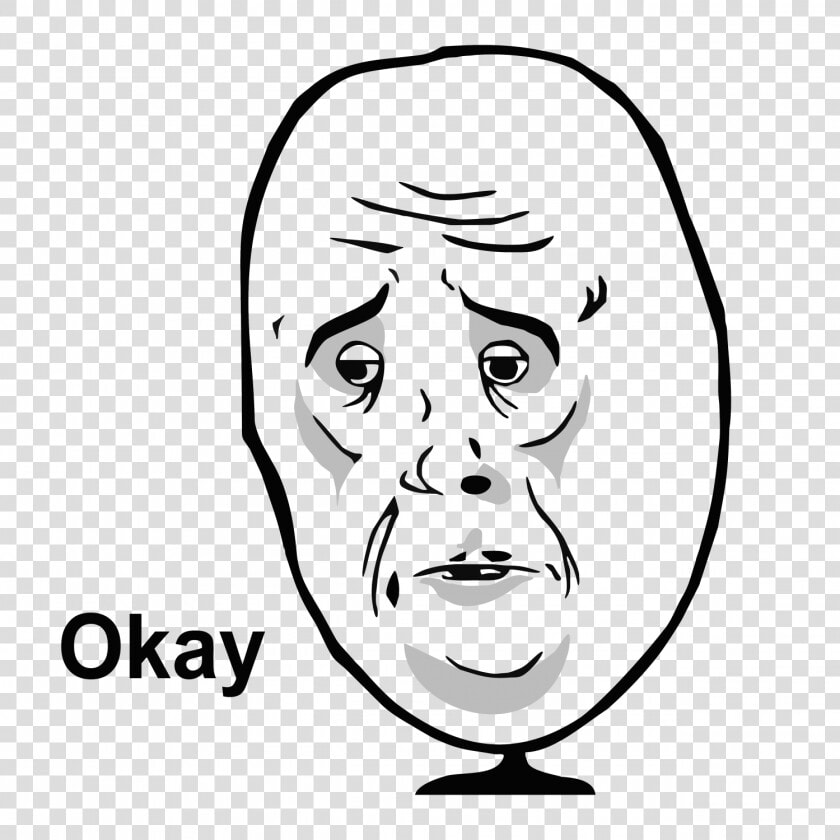 Funny Meme Faces On The Internet To Make Your Day Rage   Ok Meme Troll Face  HD Png DownloadTransparent PNG