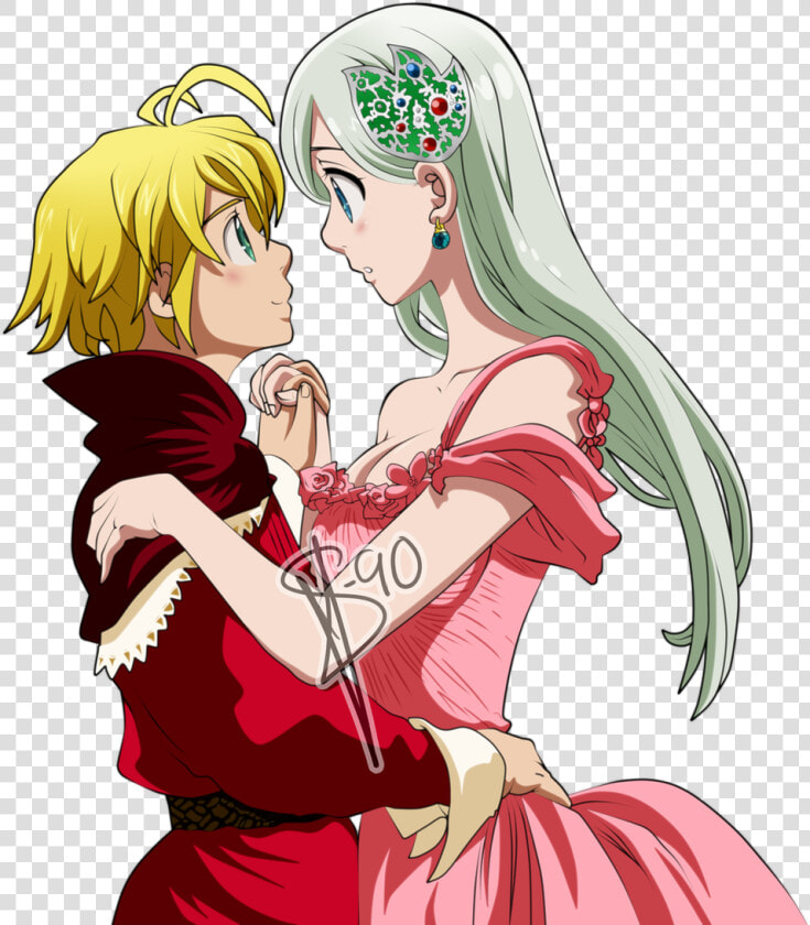 Nanatsu No Taizai Elizabeth Eye   Meliodas X Elizabeth Pregnant  HD Png DownloadTransparent PNG