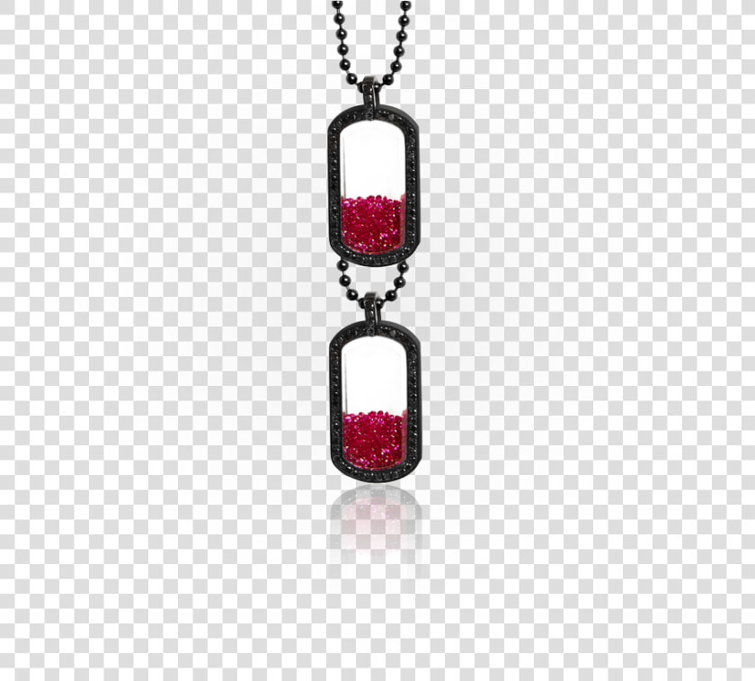 Ruby Floating Dog Tags Pendant   Dogtags Diamonds  HD Png DownloadTransparent PNG