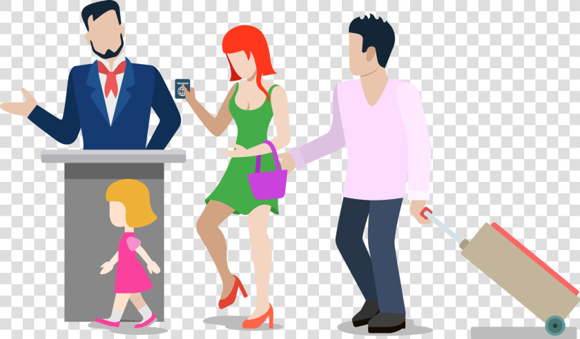 Kisspng Travel Vacation Family Clip Art A Family Of   Gate Airport Png  Transparent PngTransparent PNG