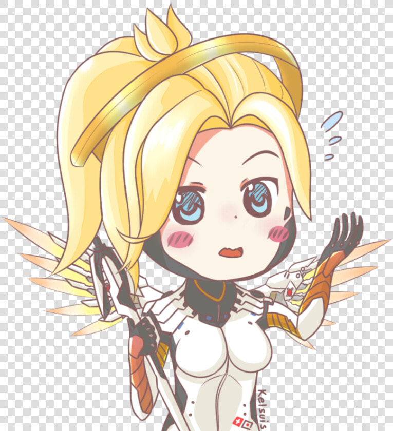 Image Freeuse Collection Of Free Dva Drawing Download   Mercy Art Transparent  HD Png DownloadTransparent PNG