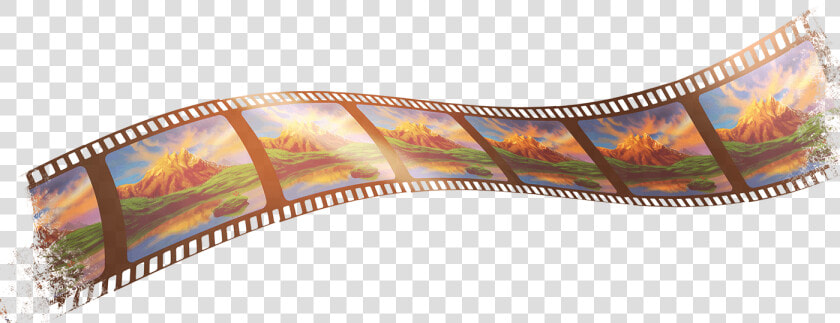 Film Strip With Production Studio Mountains   Photographic Film  HD Png DownloadTransparent PNG