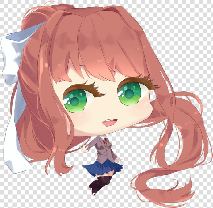 Just Monika Emote Png   Drawing Doki Doki Monika Transparent  Png DownloadTransparent PNG