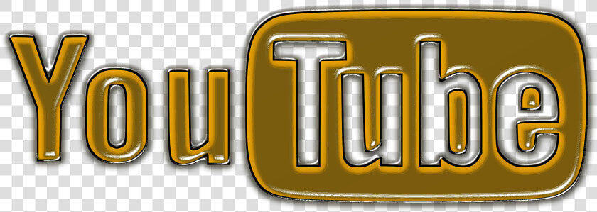 Icon Symbol Internet Website Logo   Transparent Golden Youtube Logo  HD Png DownloadTransparent PNG