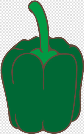 Green Pepper   Red Bell Pepper  HD Png DownloadTransparent PNG