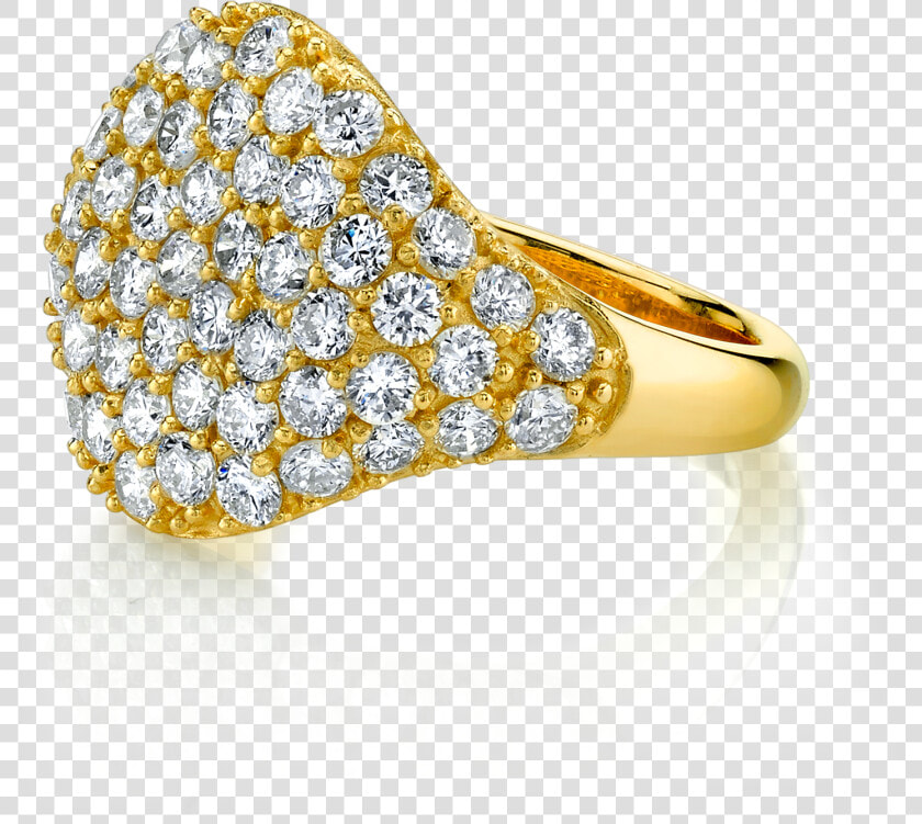Diamond Signet Ring   Engagement Ring  HD Png DownloadTransparent PNG