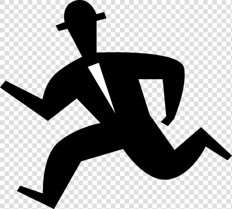 Vector Illustration Of Businessman Running   Illustration  HD Png DownloadTransparent PNG