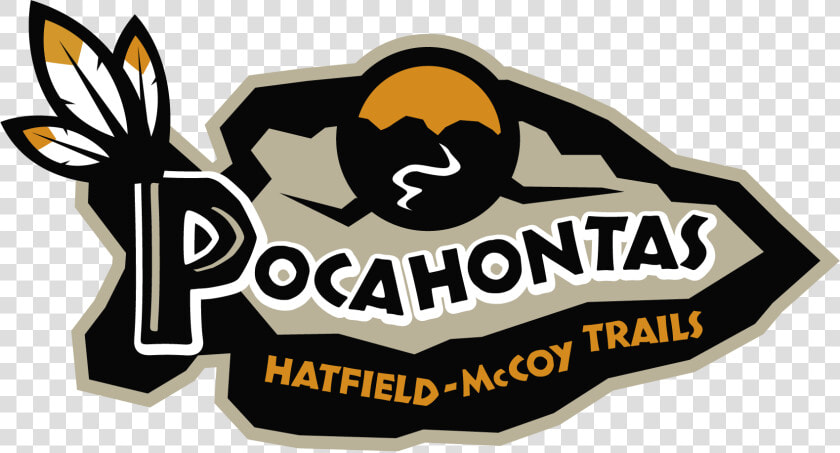 Pocahontas Logo   Pocahontas Trail Hatfield Mccoy Trails Map  HD Png DownloadTransparent PNG